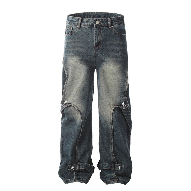 Baggy Denim Tech Jeans