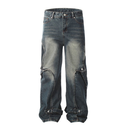 Baggy Denim Tech Jeans
